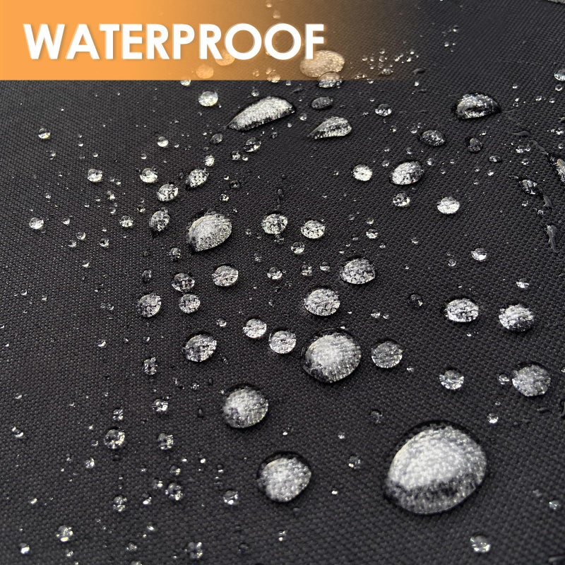 TOHONFOO Outdoor Round Table Cover - Waterproof Anti-UV Round Patio Table Cover - Fits Round Outdoor Table Up to 34-36 Inch - Image 4